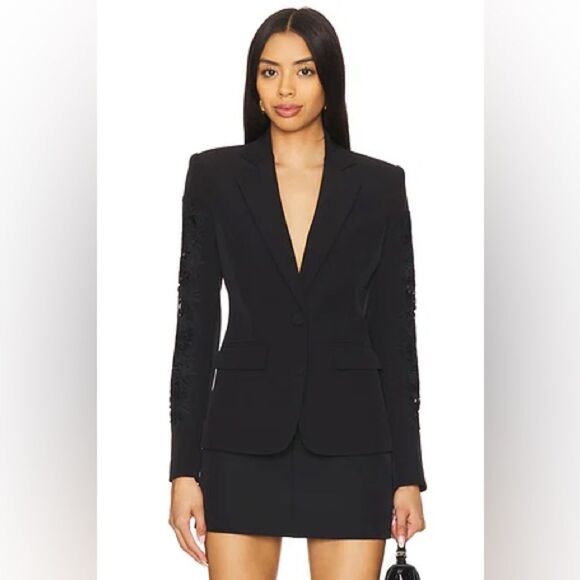 1.STATE Black Single Button Blazer | Size 8 | NWT - Picture 2 of 11